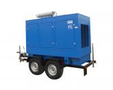 ССМ ЭД-160-Т400-2РПМ2 в погодозащитном кожухе на шасси с АВР